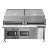 JA963 Synergy CharGo STCGO900 Chargrill Oven with 2 Lids, Slow Cook Shelves & Garnish Rail