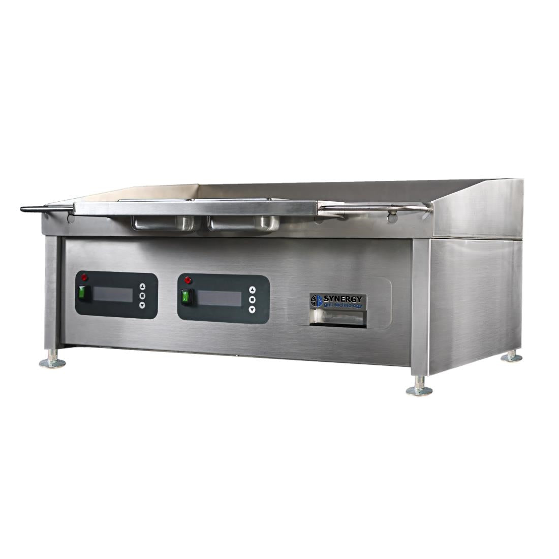 JA969 Synergy GRID900E-S Electric Griddle w/Smooth Steel Top & Garnish Rail (Direct)
