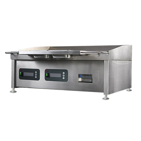 JA969 Synergy GRID900E-S Electric Griddle w/Smooth Steel Top & Garnish Rail (Direct)