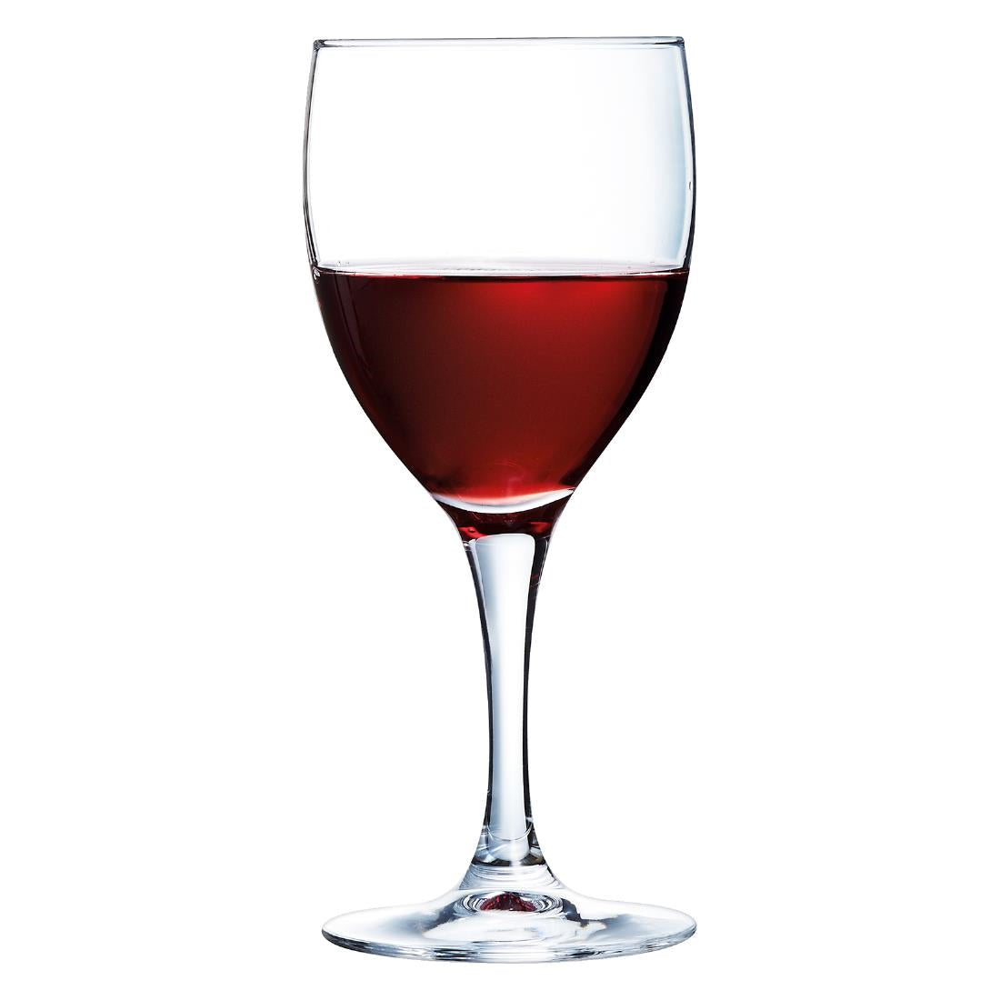 JB075 Arcoroc Elegance Wine Glasses 310ml LUKCA-NI at 175ml (12 Pack)