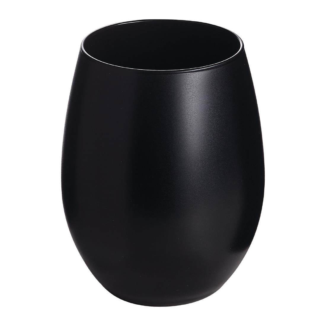 JB080 Chef & Sommelier Primary Black Matt Tumblers 360ml (24 Pack)