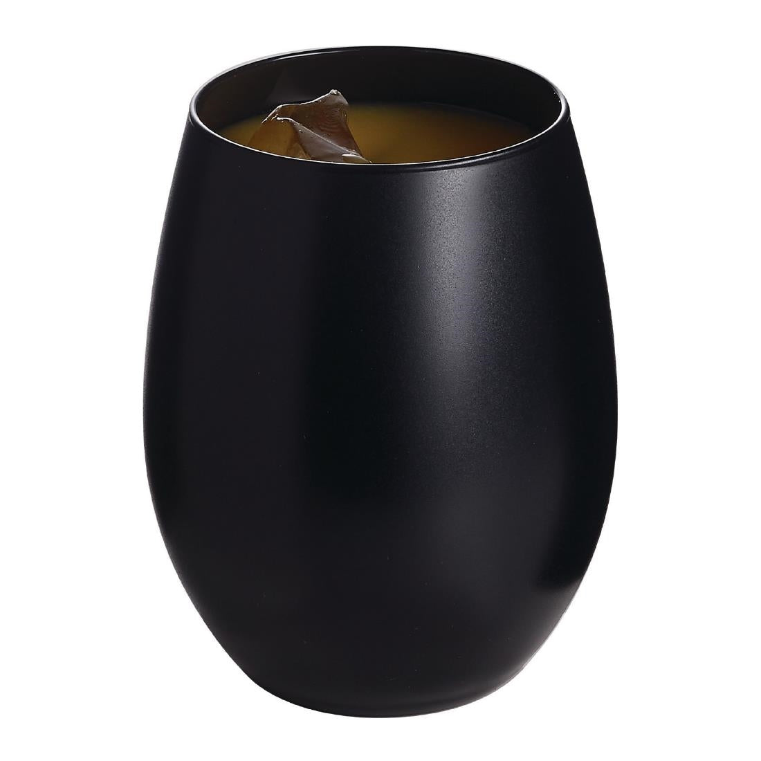 JB080 Chef & Sommelier Primary Black Matt Tumblers 360ml (24 Pack)