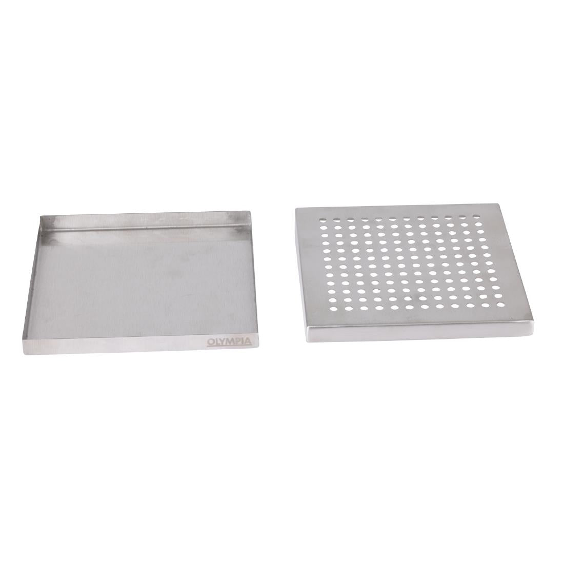 JB126 Olympia Drip Tray Stainless Steel - 150x150mm