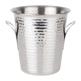JB127 Olympia Flare Wine Bucket Hammered Stainless Steel