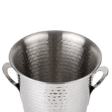 JB127 Olympia Flare Wine Bucket Hammered Stainless Steel