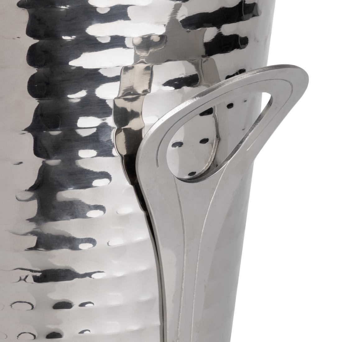 JB127 Olympia Flare Wine Bucket Hammered Stainless Steel