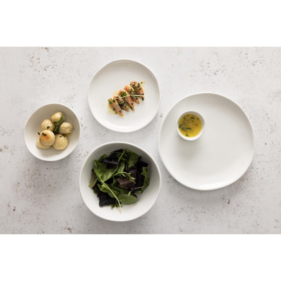 JB179 Olympia Chia White Dipping Dish - 70ml 2.36fl oz (Box 12)
