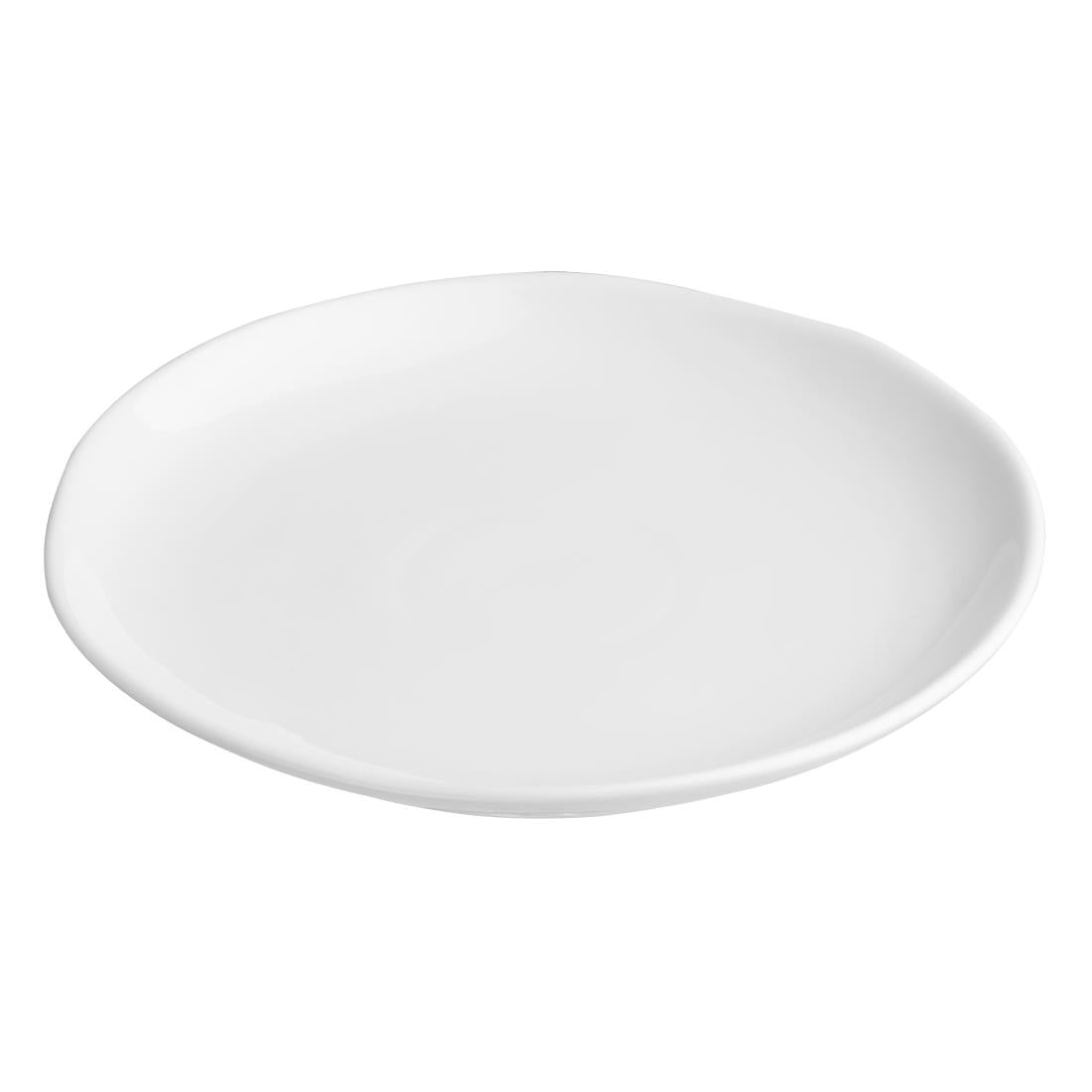 JB176 Olympia Chia White Plate - 200mm 8" (Box 6)