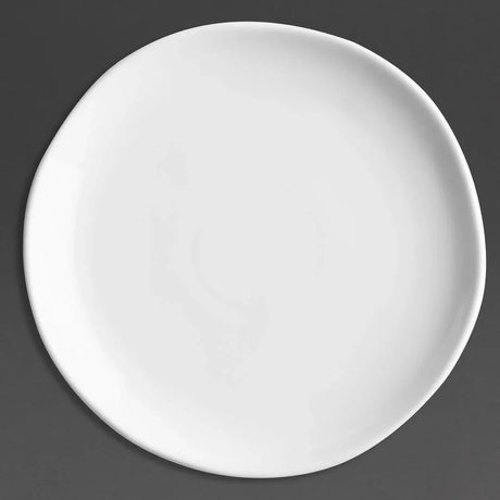 JB176 Olympia Chia White Plate - 200mm 8" (Box 6)