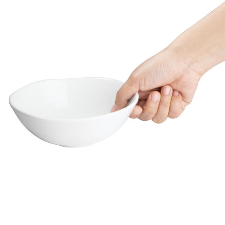 JB178 Olympia Chia White Small Bowl - 455ml 15.3fl oz (Box 6)