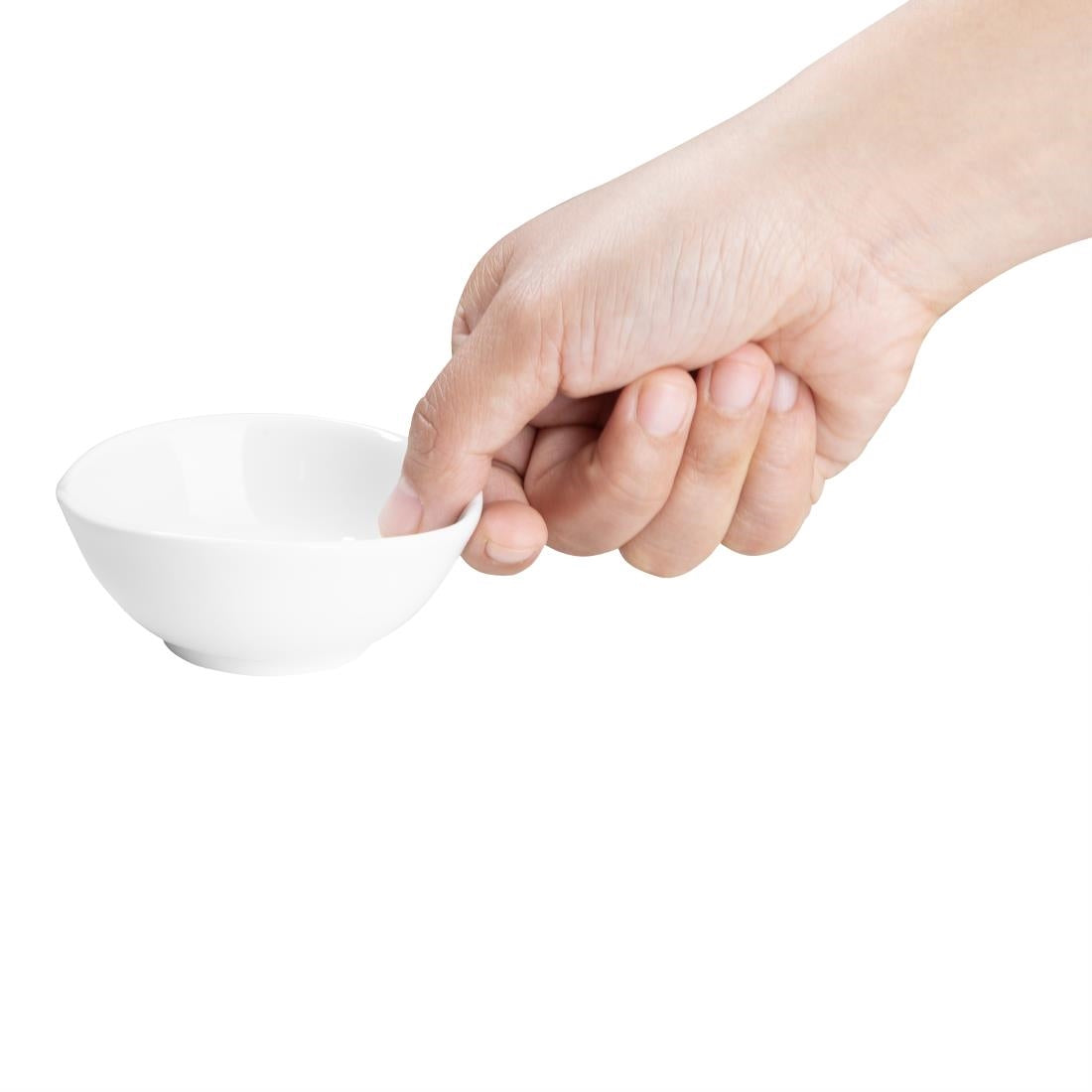 JB179 Olympia Chia White Dipping Dish - 70ml 2.36fl oz (Box 12)