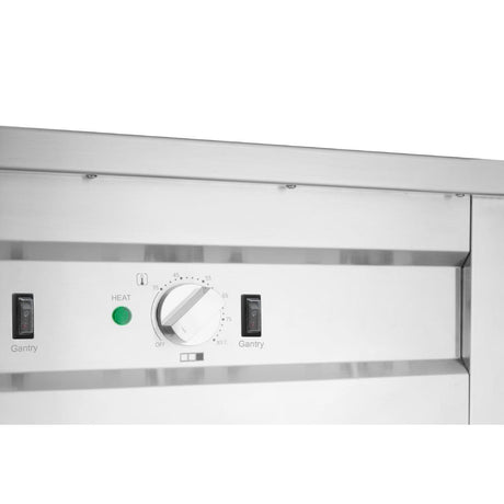 Buffalo Mobile Servery with Solid Heated Top 3x 1/1 GN