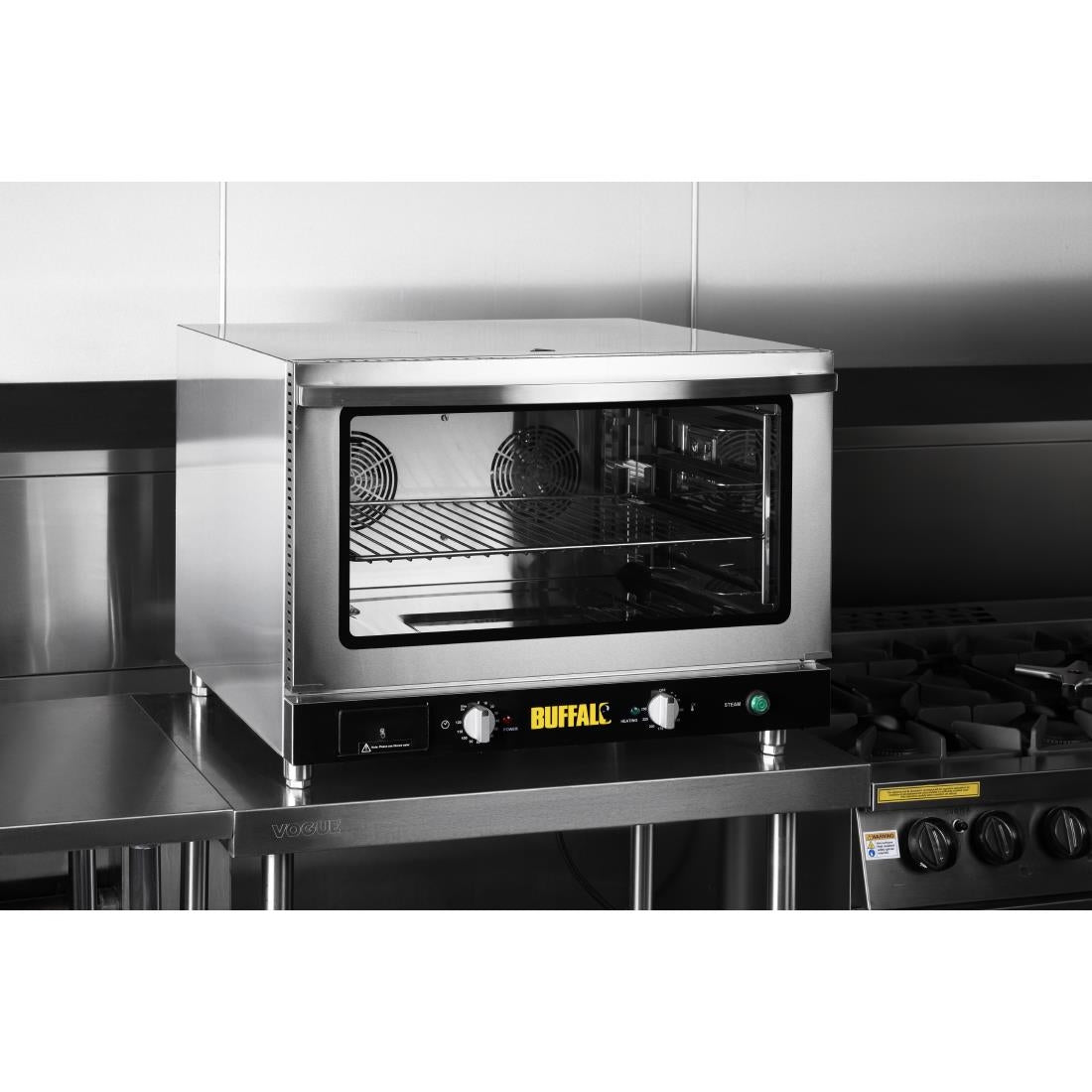 JB189 Buffalo Bakery Convection Oven - 4x600x400mm trays Three Phase 4.6kW