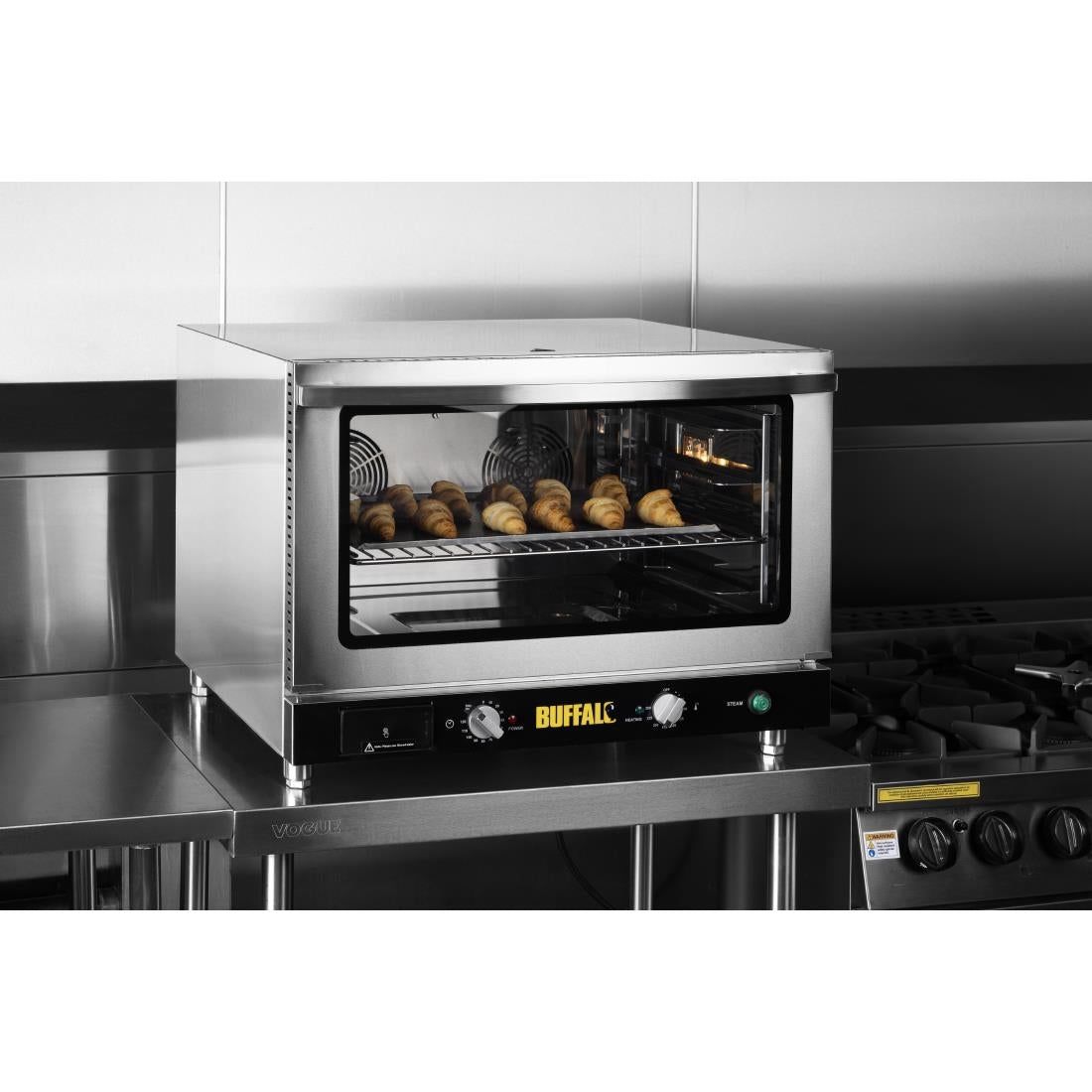 JB189 Buffalo Bakery Convection Oven - 4x600x400mm trays Three Phase 4.6kW