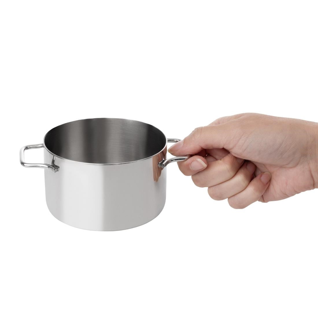 JB190 Olympia Table Presentation Mini Casserole Dish Stainless Steel - 100mm