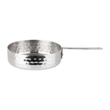JB194 Olympia Table Presentation Mini Sauce Pan Stainless Steel Hammered - 125x35mm