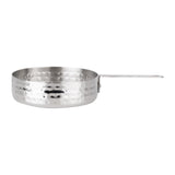 JB194 Olympia Table Presentation Mini Sauce Pan Stainless Steel Hammered - 125x35mm