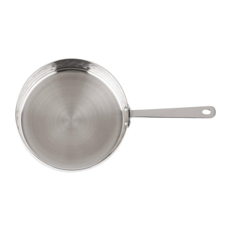 JB194 Olympia Table Presentation Mini Sauce Pan Stainless Steel Hammered - 125x35mm