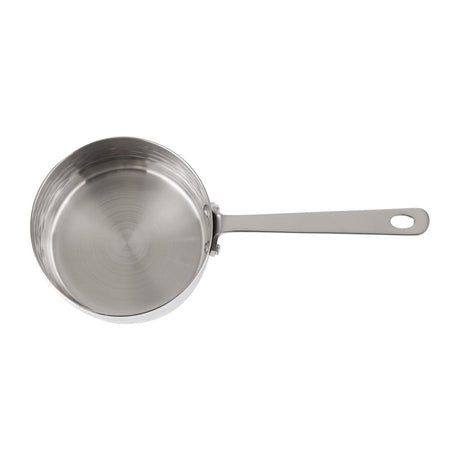 JB195 Olympia Table Presentation Mini Sauce Pan Stainless Steel Hammered - 70x45mm