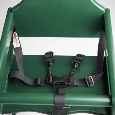 JB368 Bolero Wooden Highchair Forest Green Finish