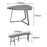 JB369 Bolero Valletta Picnic Bench Set