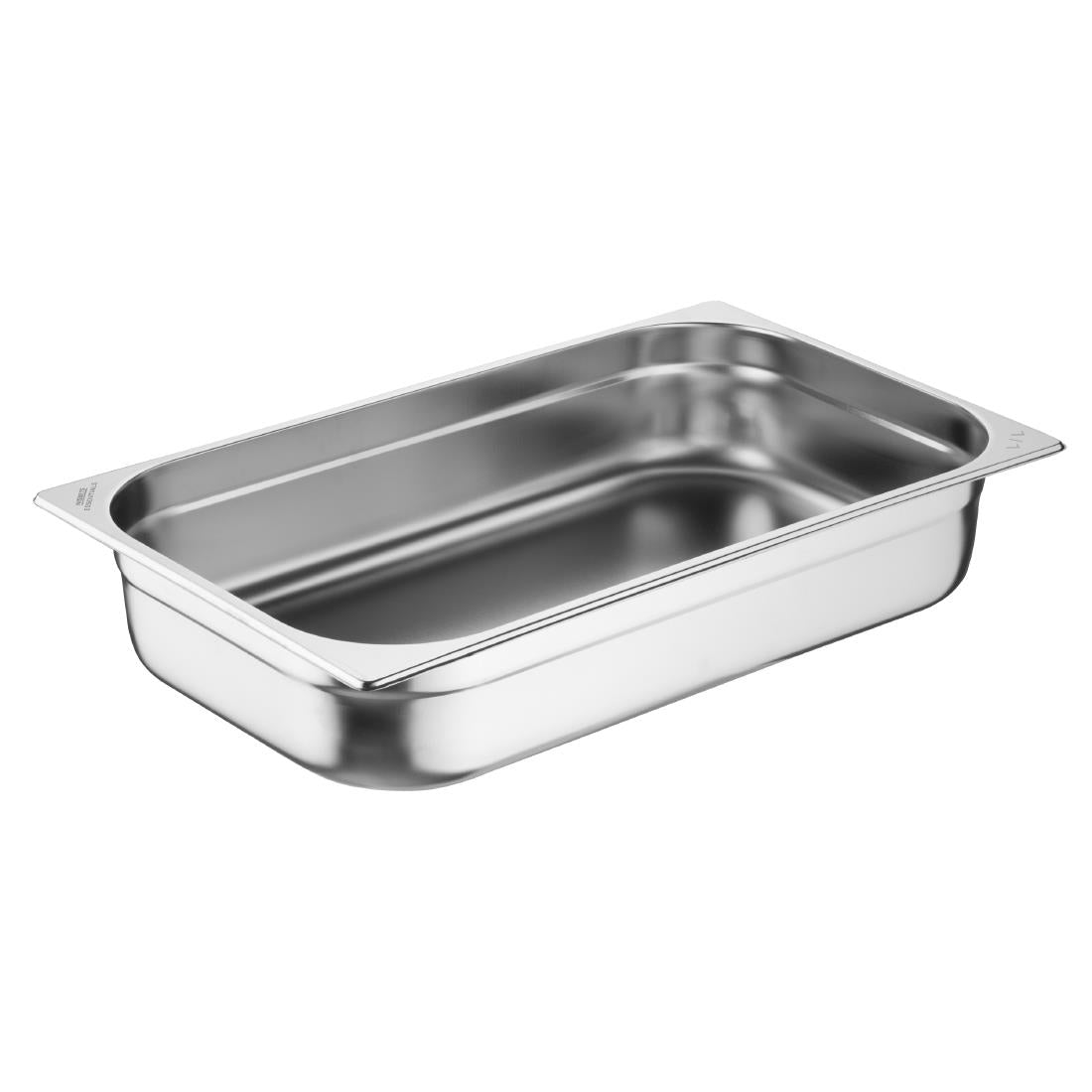 JB370 Nisbets Essentials Stainless Steel Gastronorms 1/1 100mm (Pack 3)
