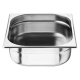 JB372 Nisbets Essentials Stainless Steel Gastronorms 1/2 100mm (Pack 3)