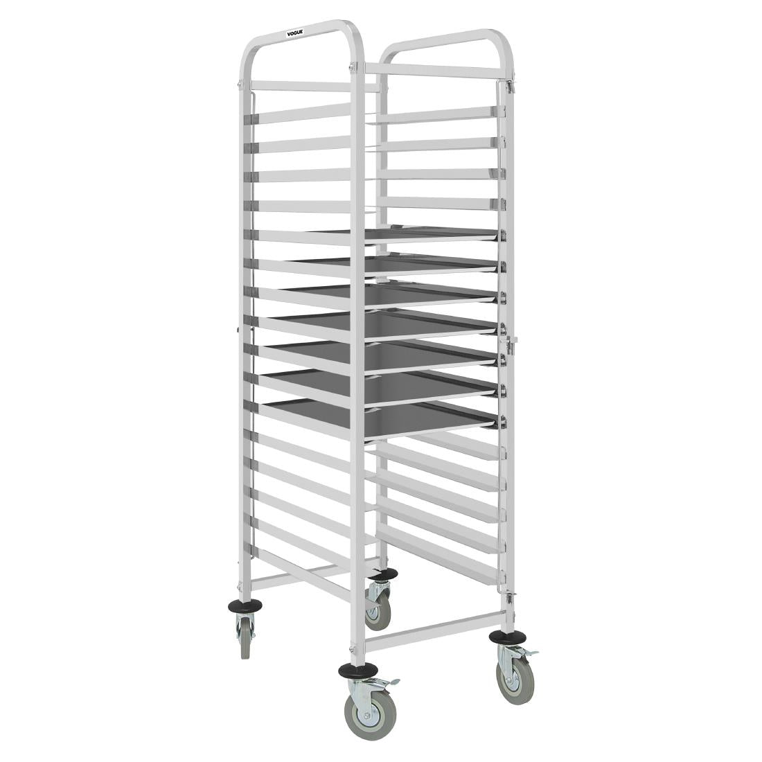 JB375 Vogue 600x400mm Patisserie Tray Racking Trolley