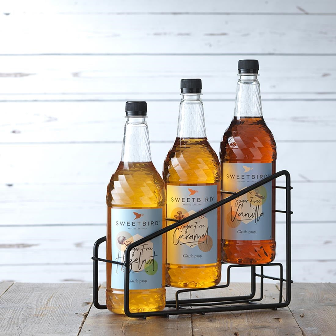 JB377 Sweetbird Bottle Display Rack Stand