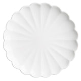 JB393 Olympia Bloom White Scalloped Plate - 175x20mm 7" (Box 6)