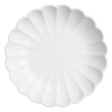 JB396 Olympia Bloom White Scalloped Bowl - 230x46mm 9" (Box 6)