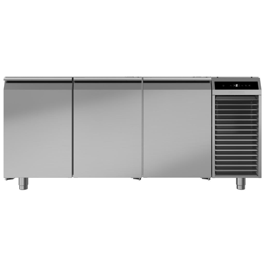 JB419 Liebherr FFTSVG 7531 Triple Door Counter Freezer with Splashback 440Ltr