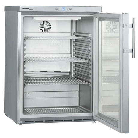 JB421 Liebherr FKUV 1663 Glass Door Undercounter Fridge 141Ltr