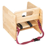 JB529 Bolero Booster Seat - Natural Wood Finish