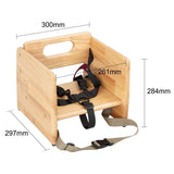 JB529 Bolero Booster Seat - Natural Wood Finish