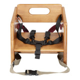 JB528 Bolero Booster Seat - Dark Wood Finish