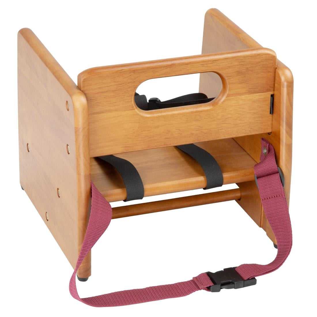 JB528 Bolero Booster Seat - Dark Wood Finish