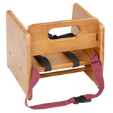 JB528 Bolero Booster Seat - Dark Wood Finish