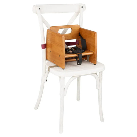 JB528 Bolero Booster Seat - Dark Wood Finish