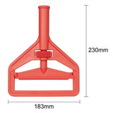Jantex Connect Wide Kentucky Mop Head Clip Red