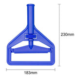 Jantex Connect Wide Kentucky Mop Head Clip Blue