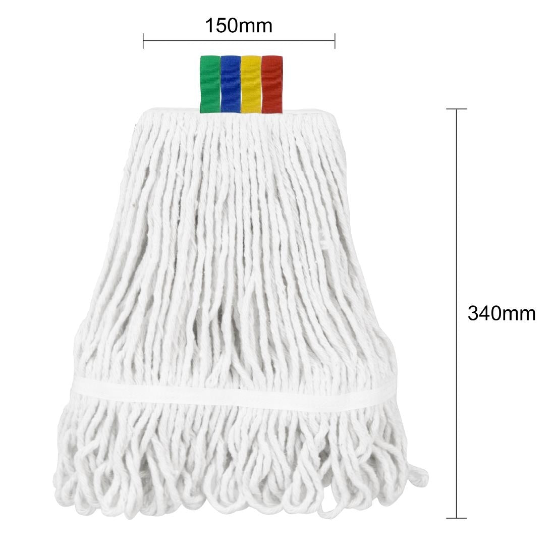 Jantex Connect Wide Kentucky Cotton Mop Head 400g
