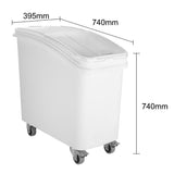 Vogue Ingredient Bin with Scoop 102Ltr
