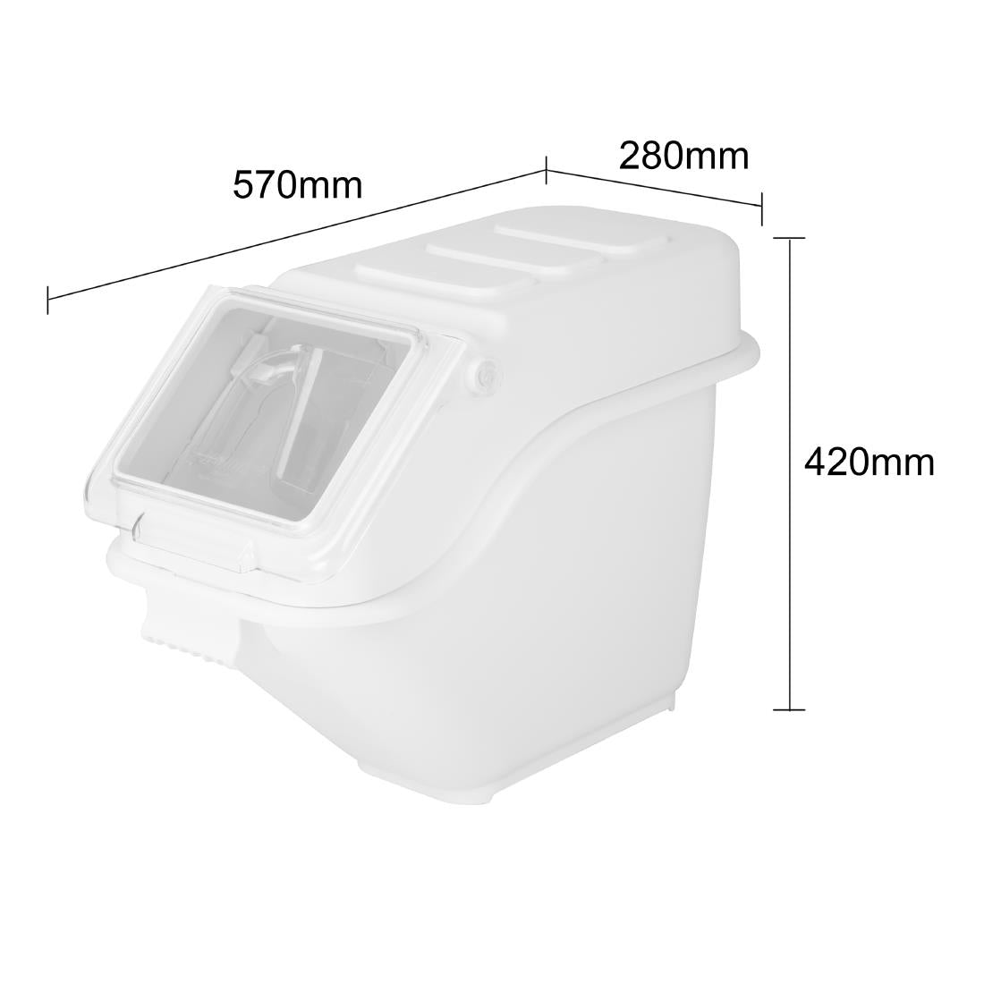 Vogue Ingredient Bin 18Ltr