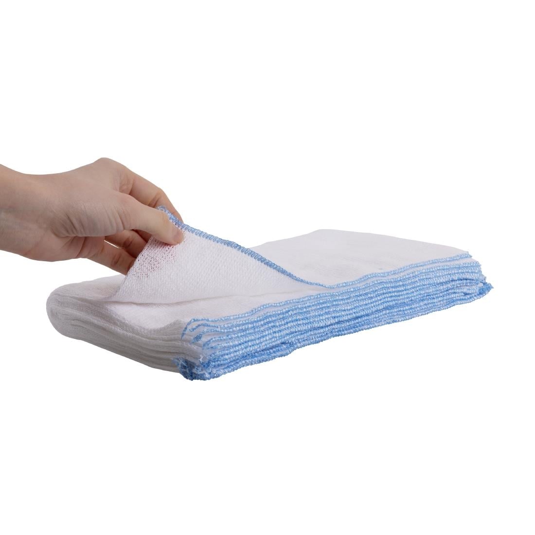 Jantex Dish Cloths Blue 400x300mm (10 Pack)