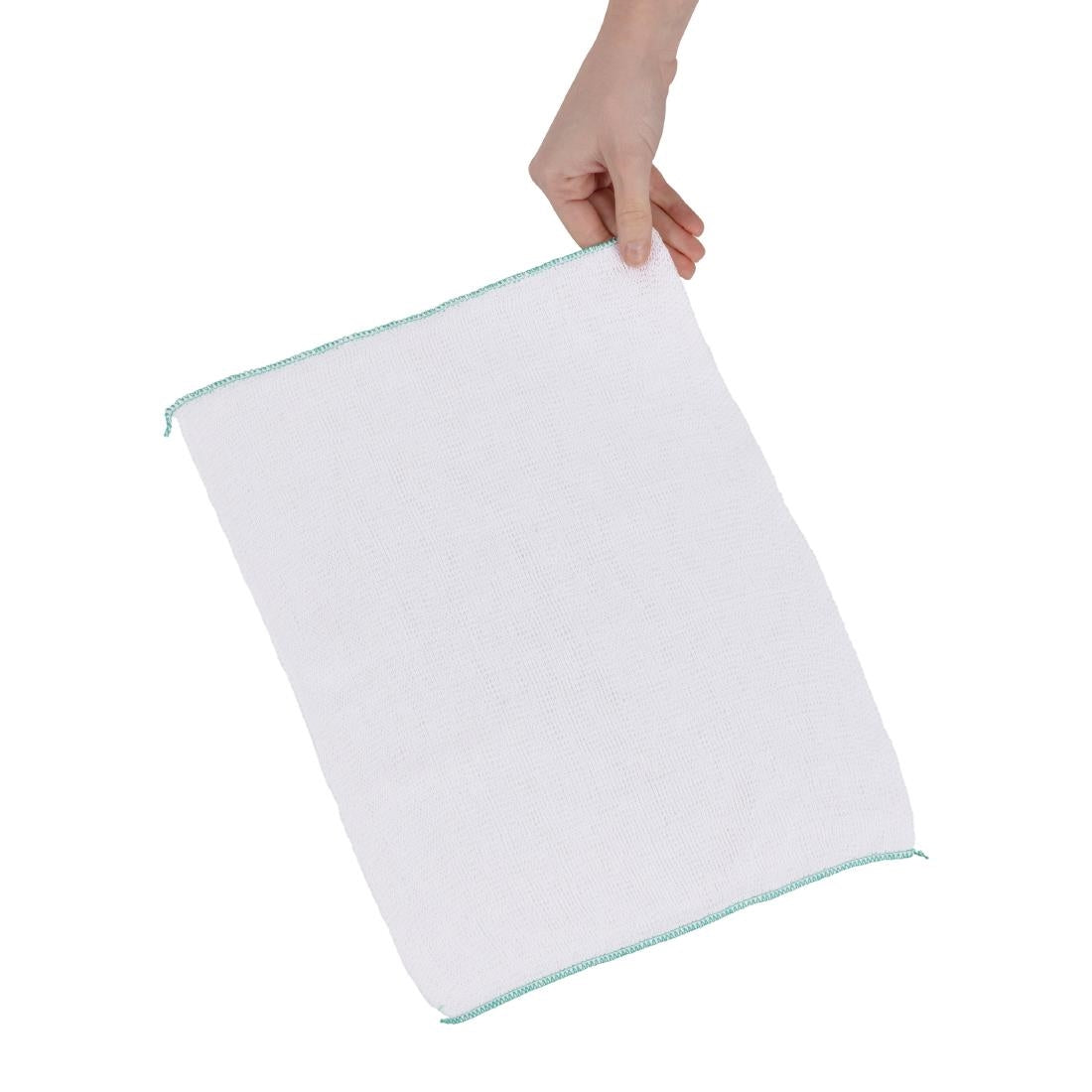 Jantex Dish Cloths Green 400x300mm (10 Pack)