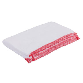 Jantex Dish Cloths Red 400x300mm (10 Pack)