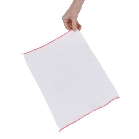 Jantex Dish Cloths Red 400x300mm (10 Pack)