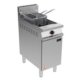 Falcon Dominator Plus Free Standing Natural Gas Fryer on Feet G3840