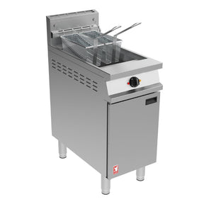 Falcon Dominator Plus Free Standing Natural Gas Filtration Fryer on Feet G3840F
